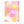 Cloudy minimalist Danish art poster with soft pink and yellow clouds on enhanced matte paper