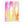Unsharp Flame minimalist Danish art poster with soft pink and yellow gradients on enhanced matte paper