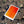 Flaming Fade minimalist Danish art poster with soft red gradients on enhanced matte paper. Poster placed in nature.