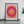 Ring of Trouble minimalist Danish art poster with soft red, purple and yellow gradients on enhanced matte paper. Framed poster.