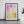 Unsharp Flame minimalist Danish art poster with soft pink and yellow gradients on enhanced matte paper. Framed poster.